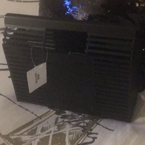 “Brand New” black bamboo clutch “price as is”